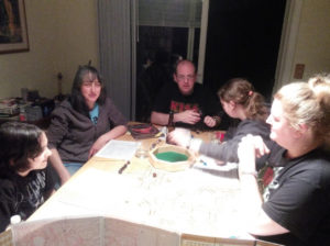 Family Dungeons & Dragons game night