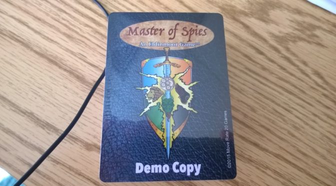 Master of Spies Card Game Progresses